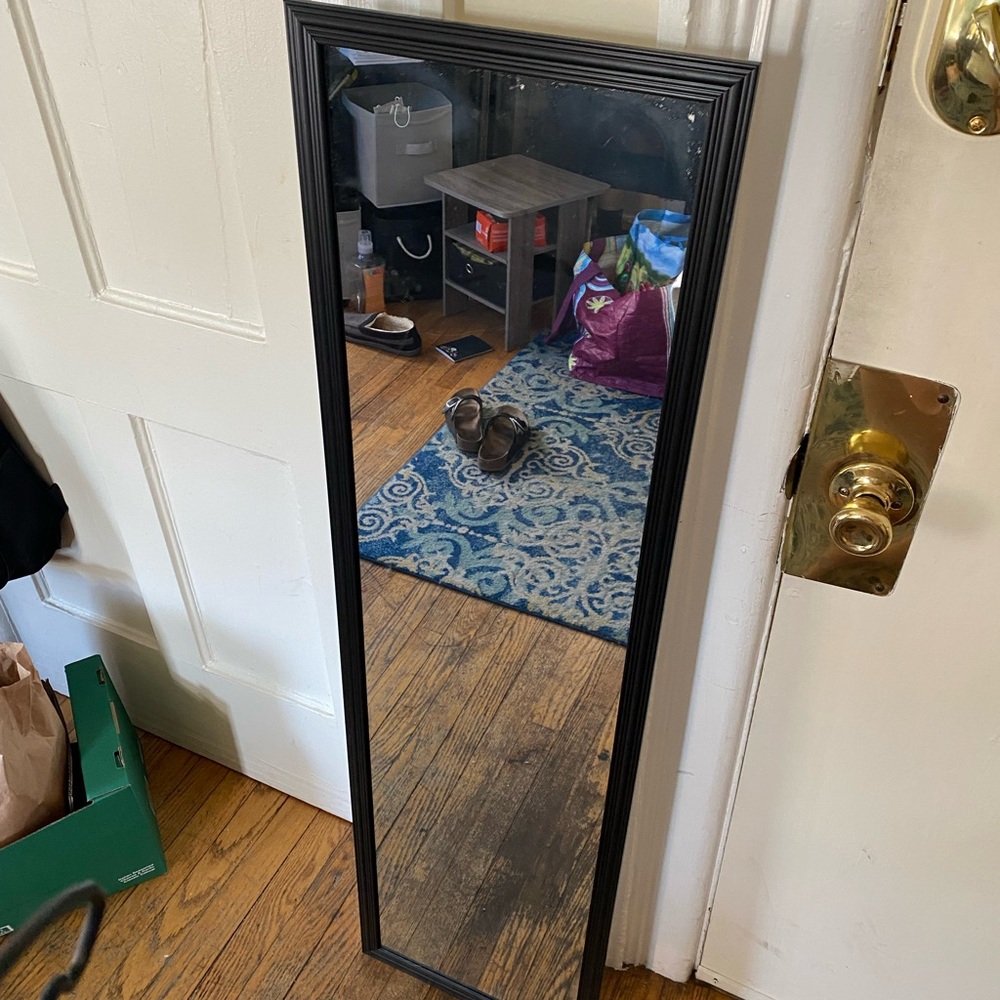 Full length hanging mirror